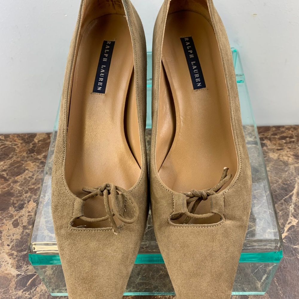 Ralph Lauren Purple Label Brown High Heels 7.5B